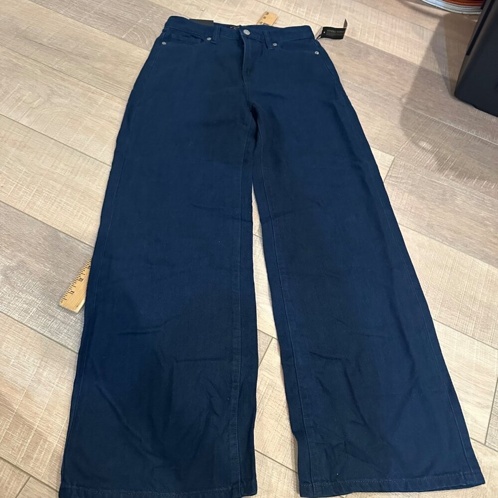 BANANA REPUBLIC WOMENS WIDE LEG CURVY 26/2 JEANS NEW